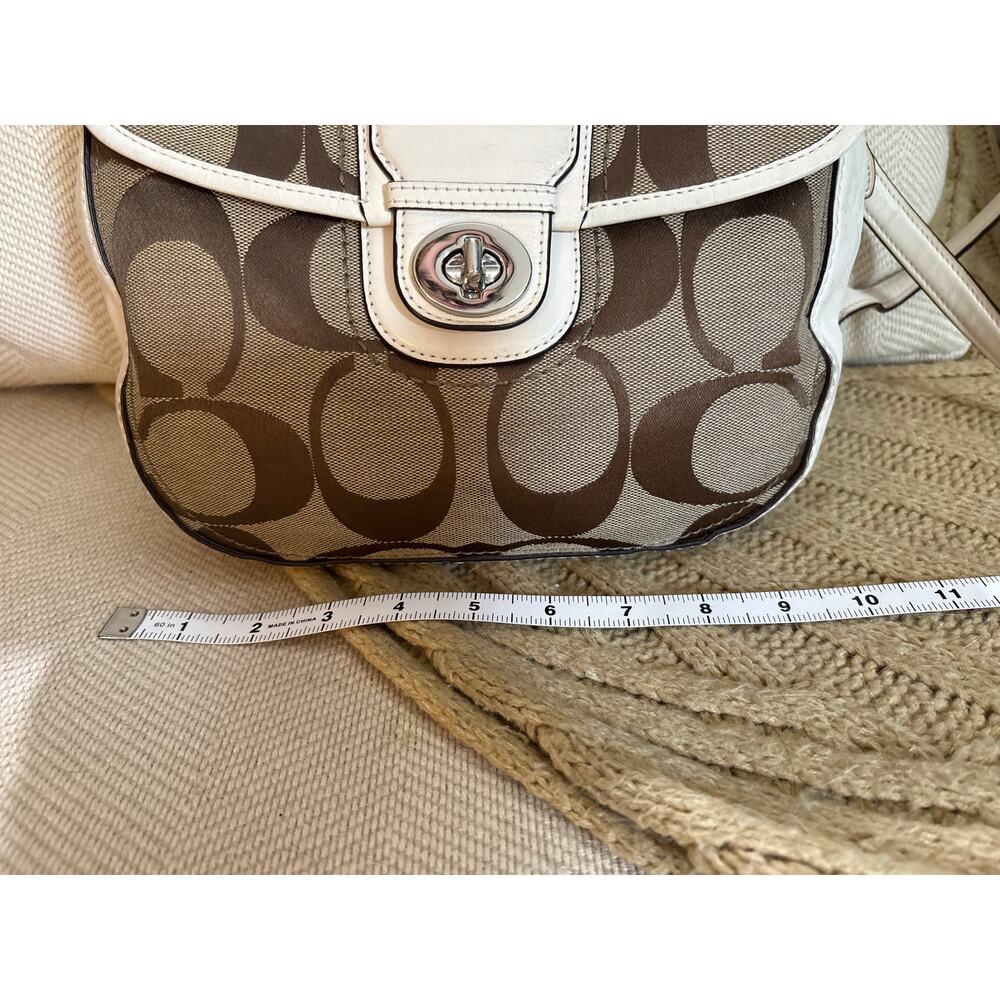 Coach 70th Anniversary Limited Edition Willis 19034 - Ivory/Tan/Khaki - Picture 14 of 16